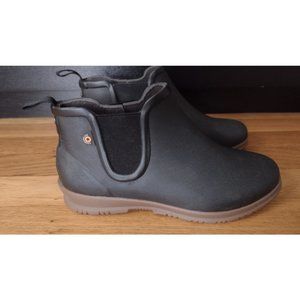 Bogs Sweetpea Women’s Black Slip On Rain Boots, Size 6